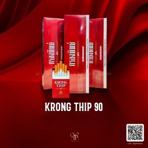 บุหรี่กรองทิพย์ 90 KRONGTHIP พร้อมส่งทันที ราคาถูกที่สุด แท้ 100%